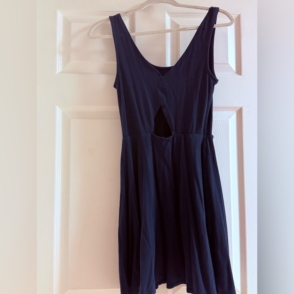 Mossimo Supply Co. Navy Backless Dress